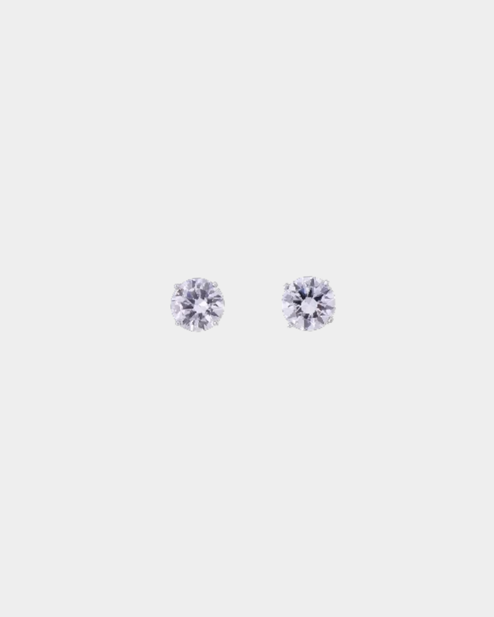 Kiwicraft 7mm Zircon Silver Studs