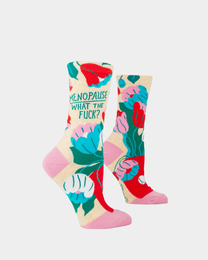 Blue Q Menopause What The Fuck Socks