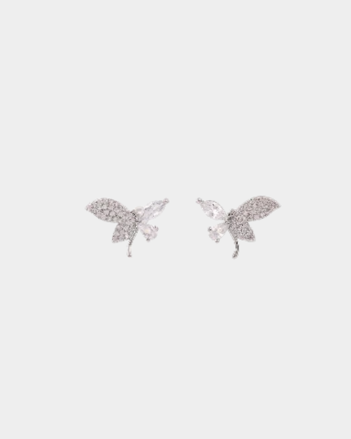 Kiwicraft Dragonfly rhodium studs