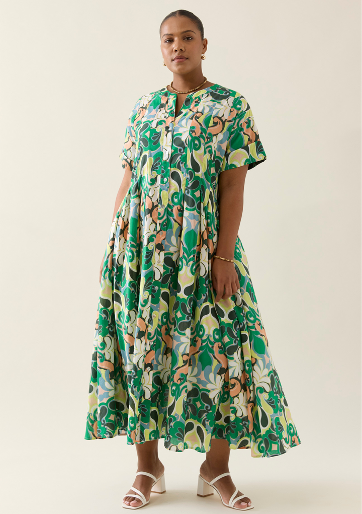 Isle of Mine Aurora Pleat Maxi Dress