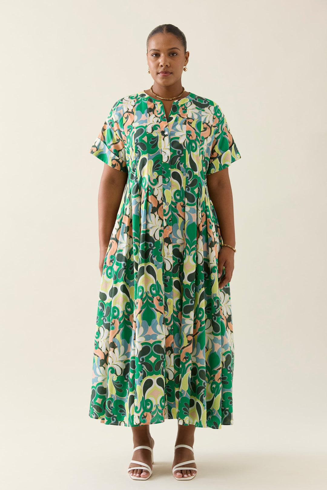 Isle of Mine Aurora Pleat Maxi Dress