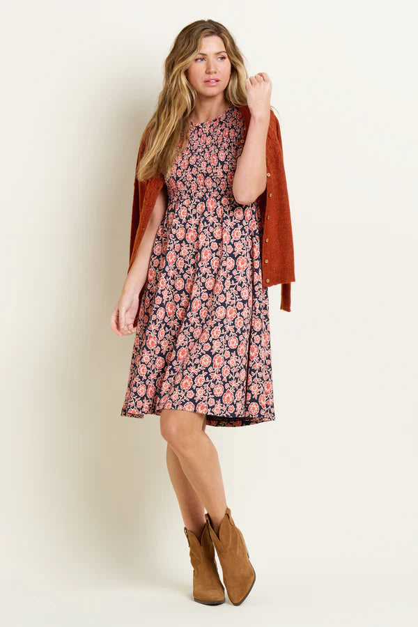 Brakeburn Boho Floral Dress