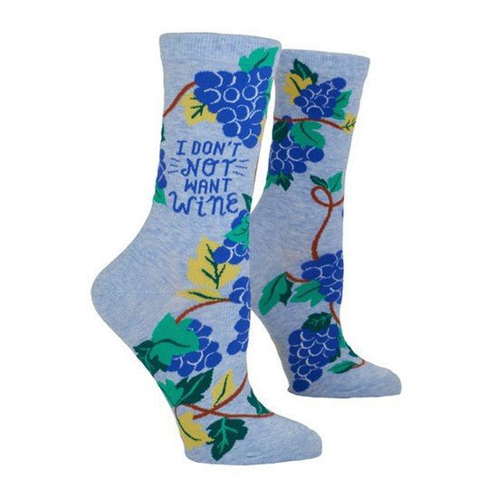 Blue Q I dont not want wine