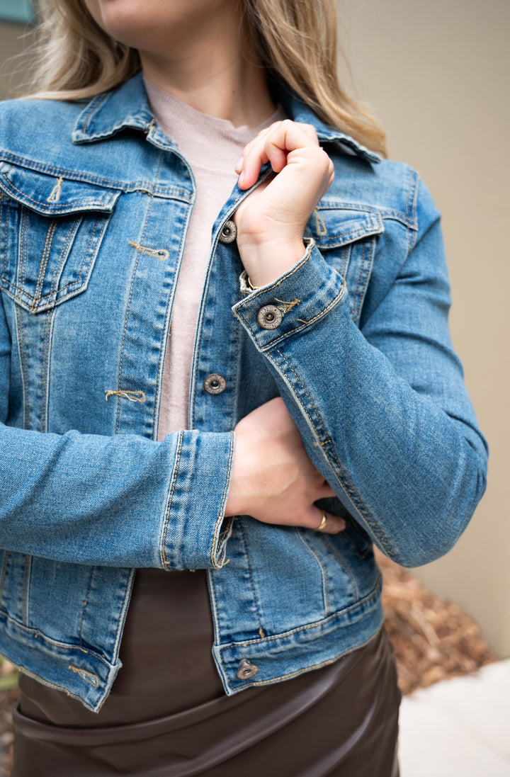 Silver Wishes Denim Jacket