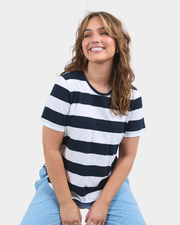Elm Spritz Stripe short sleeve tee