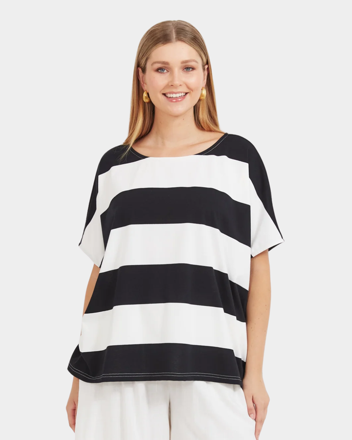 Haven Jardin Stripe Tee Shirt