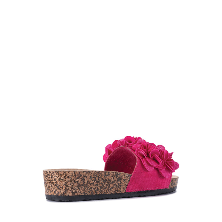 Los Cabos Corsage Fuchsia Slide