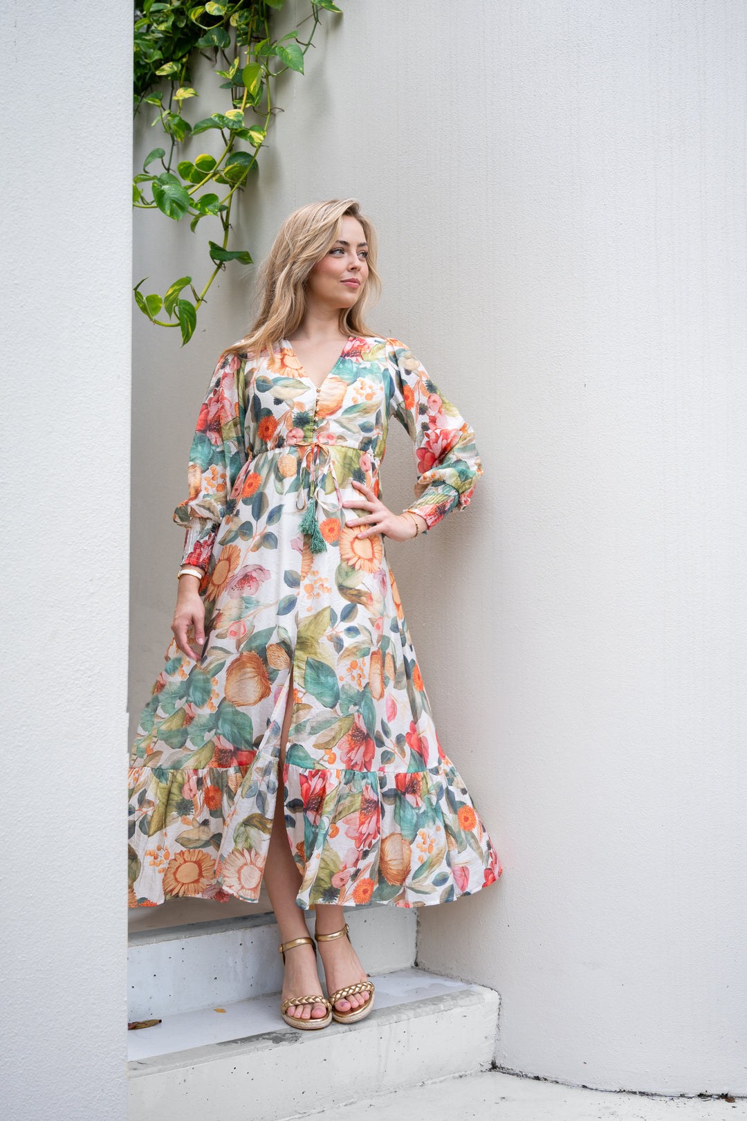 Fria Selma Long Sleeve Dress