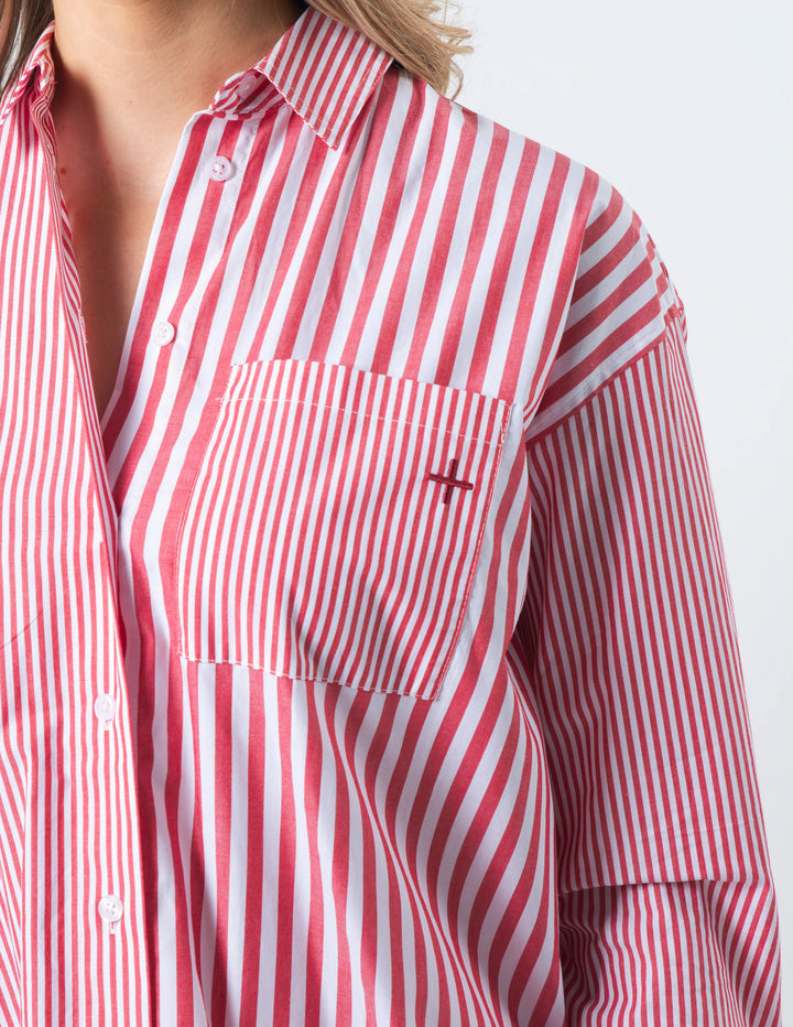 Stella & Gemma Essential Shirt Ruby Stripes