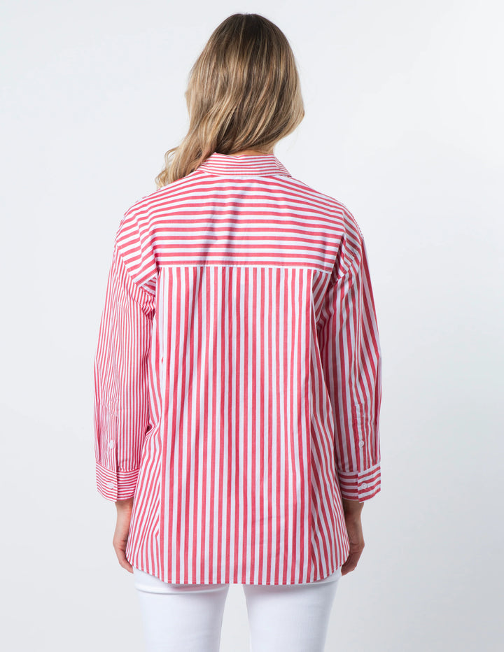 Stella & Gemma Essential Shirt Ruby Stripes