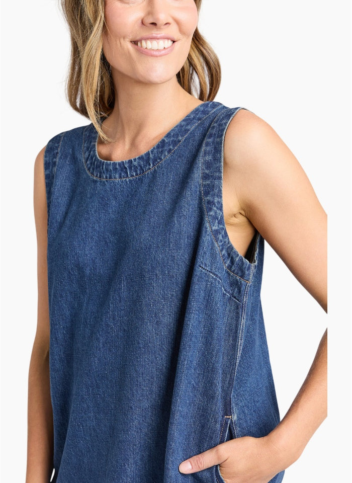 Elm Sonny Denim Dress