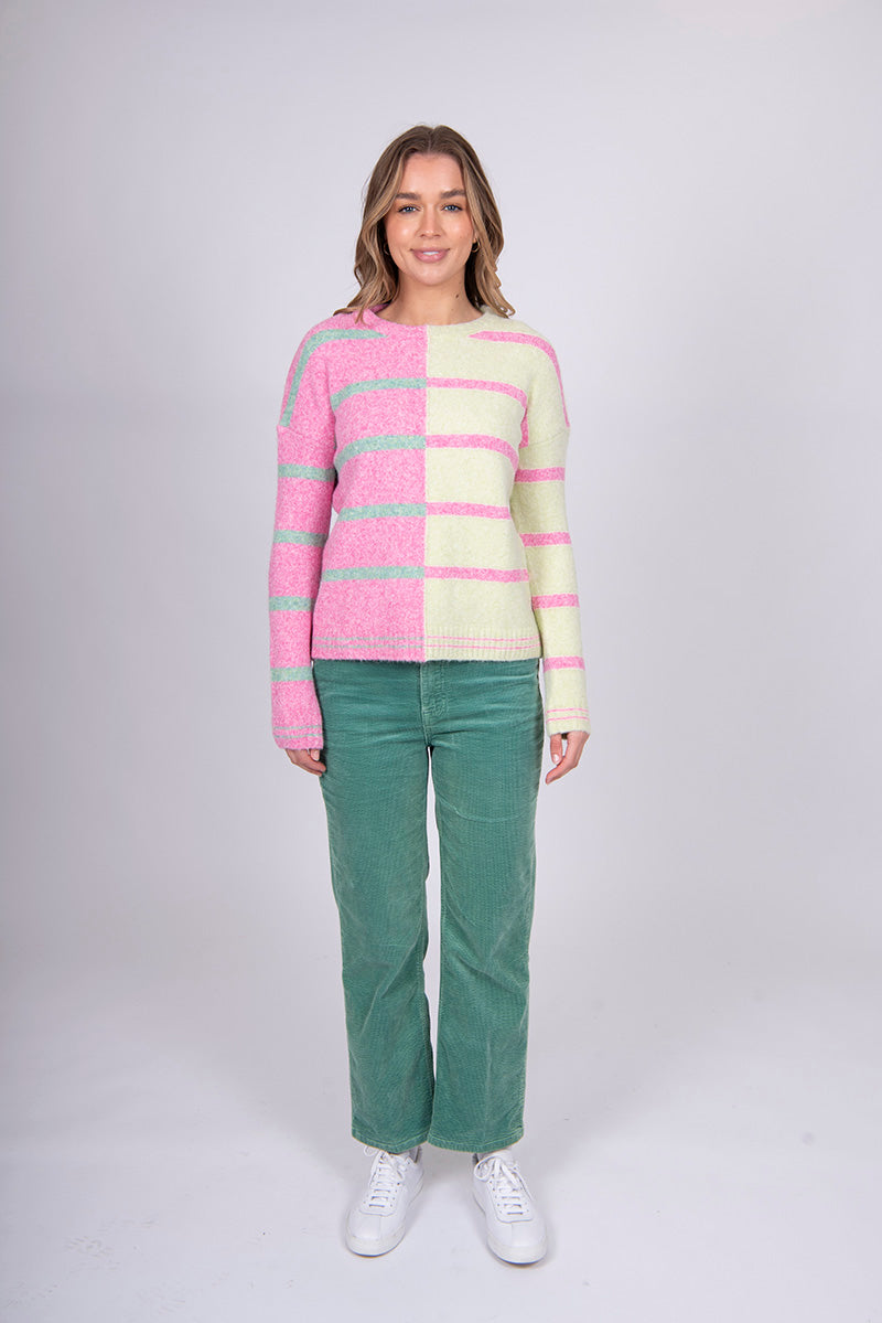 Bella Striped Colour Block Pullover