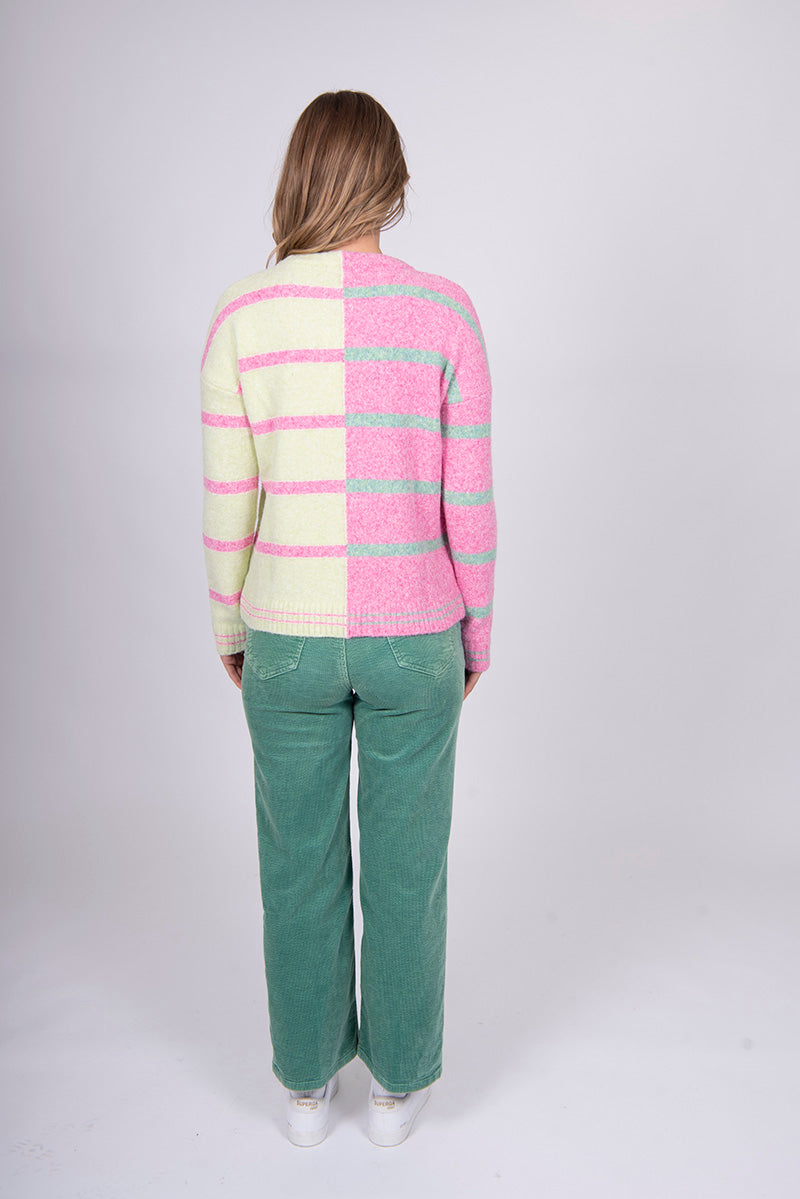 Bella Striped Colour Block Pullover