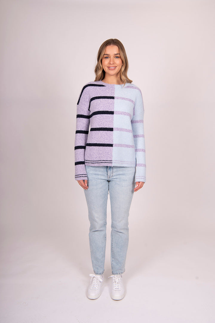 Bella Striped Colour Block Pullover