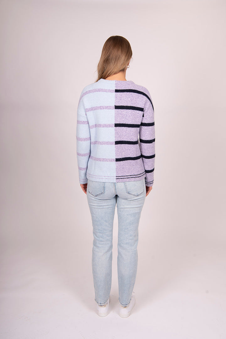 Bella Striped Colour Block Pullover