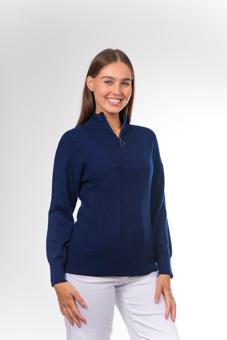 Fields Cable Quarter Zip Pullover