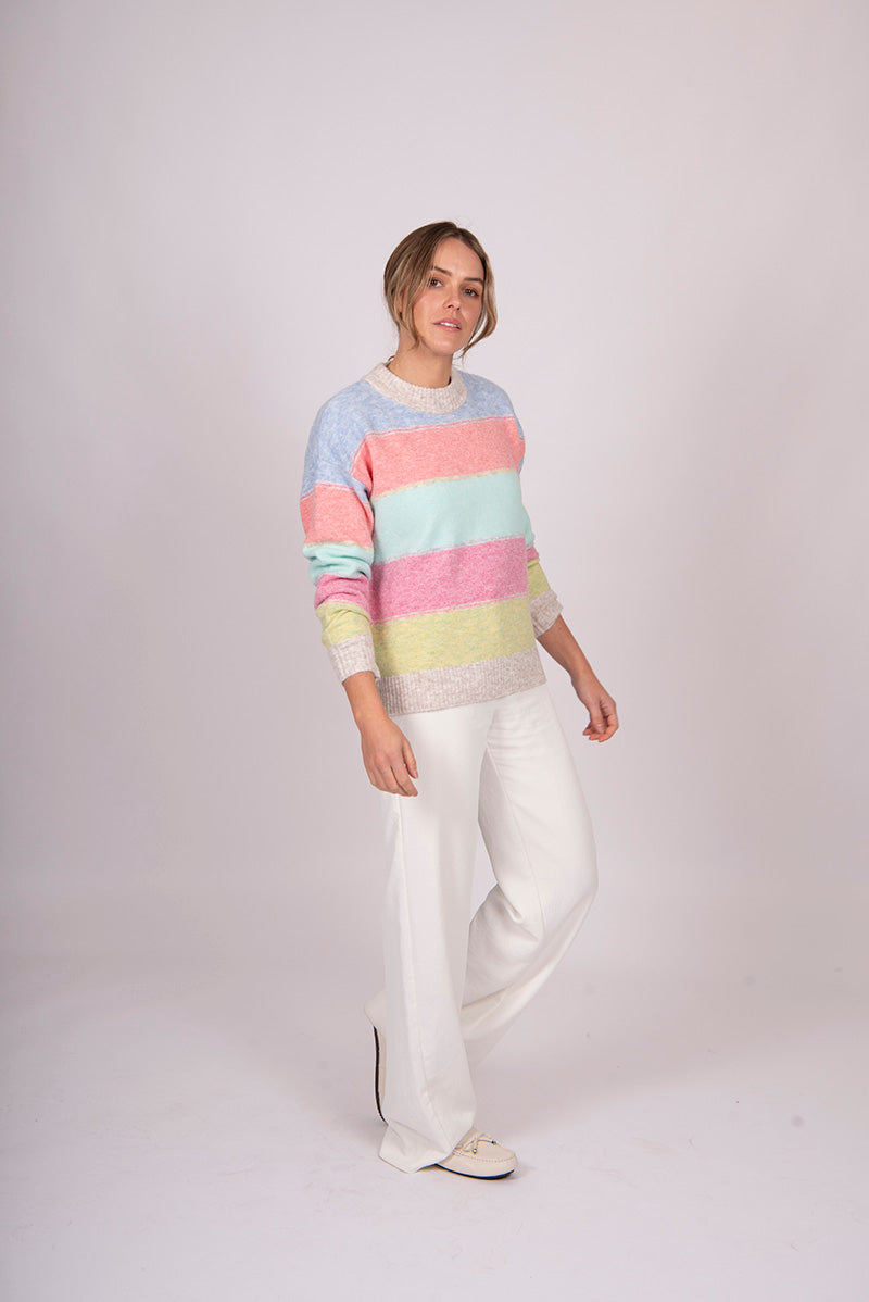 Fields Multi Stripe Pullover