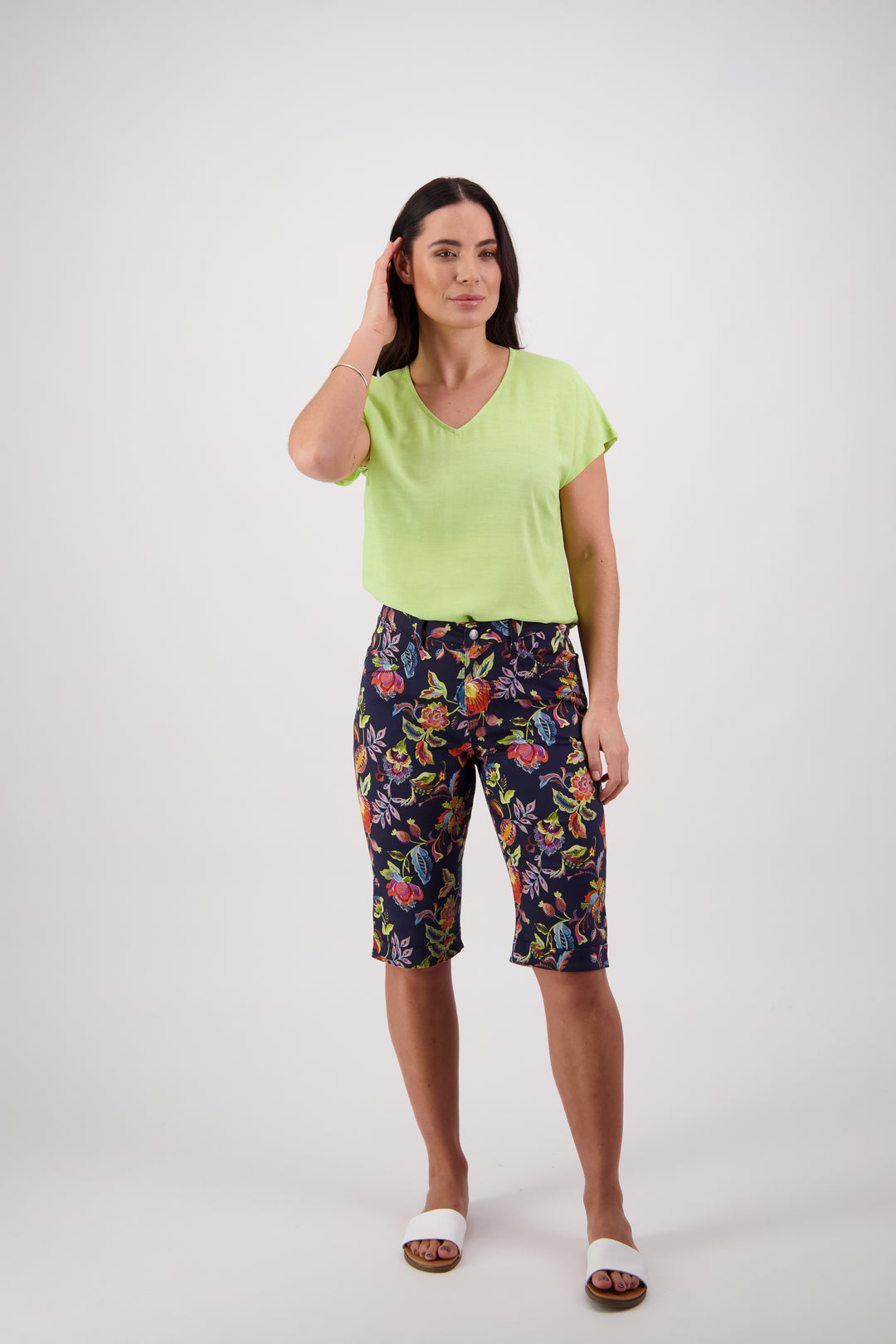 Vassalli Printed Lightweight Straight Leg Short