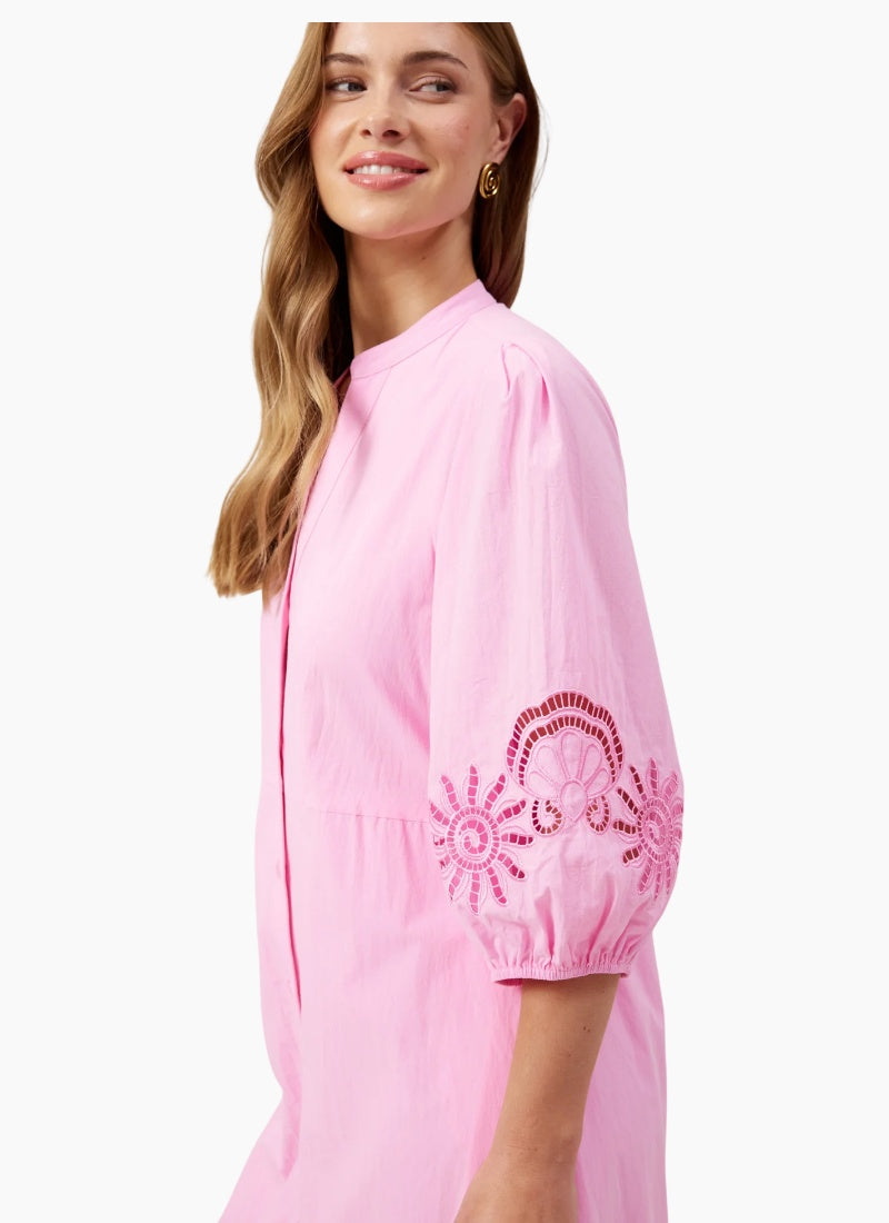 Haven Larissa Broderie Maxi Dress