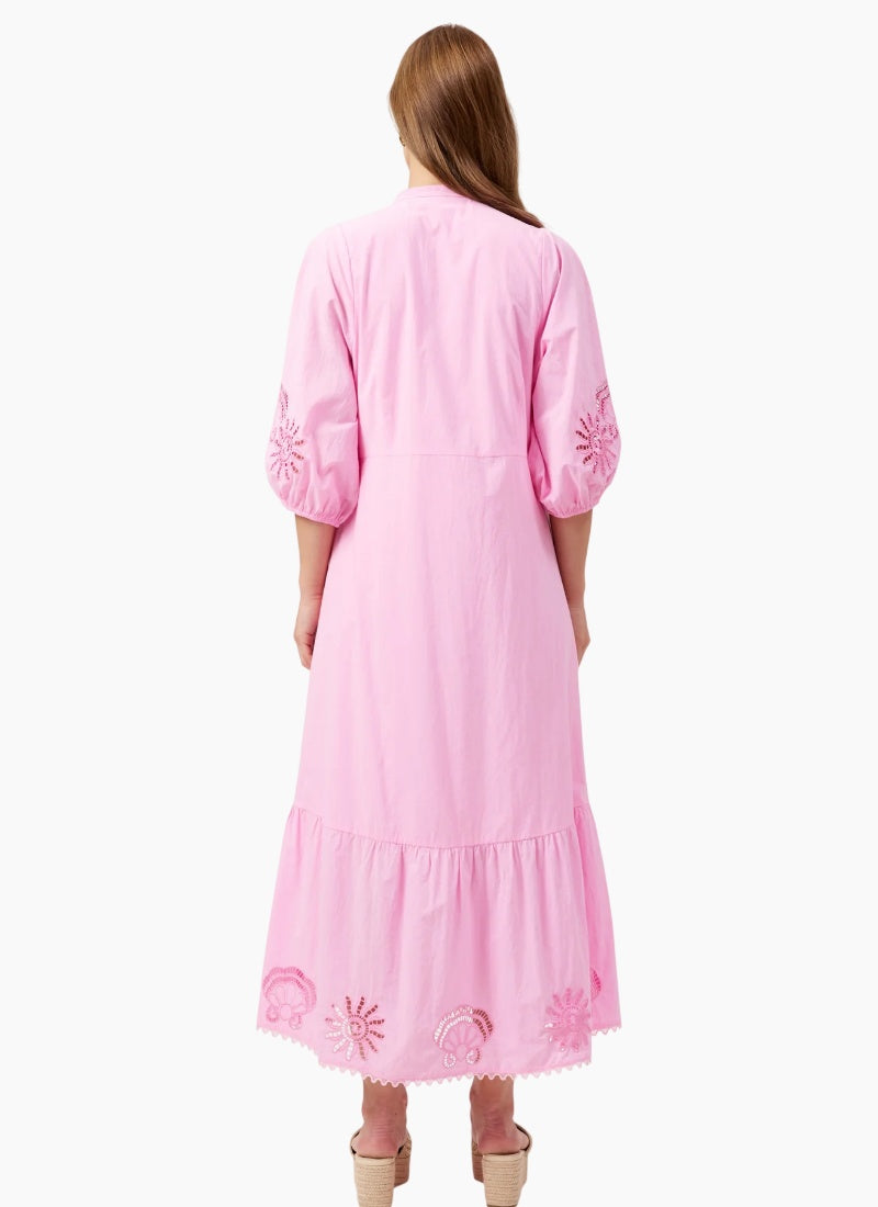 Haven Larissa Broderie Maxi Dress