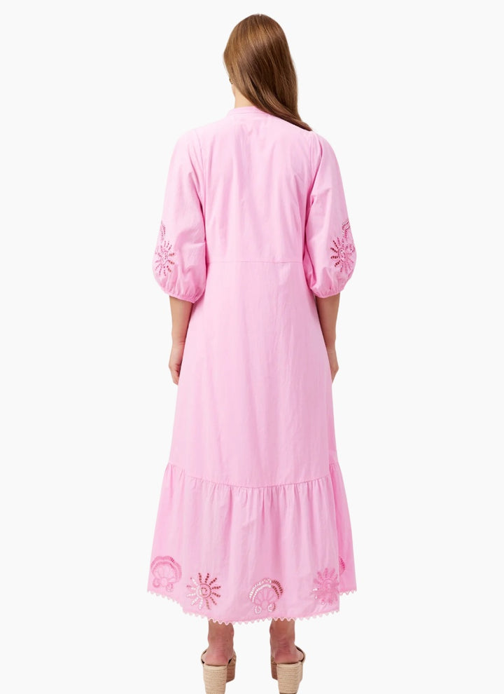 Haven Larissa Broderie Maxi Dress