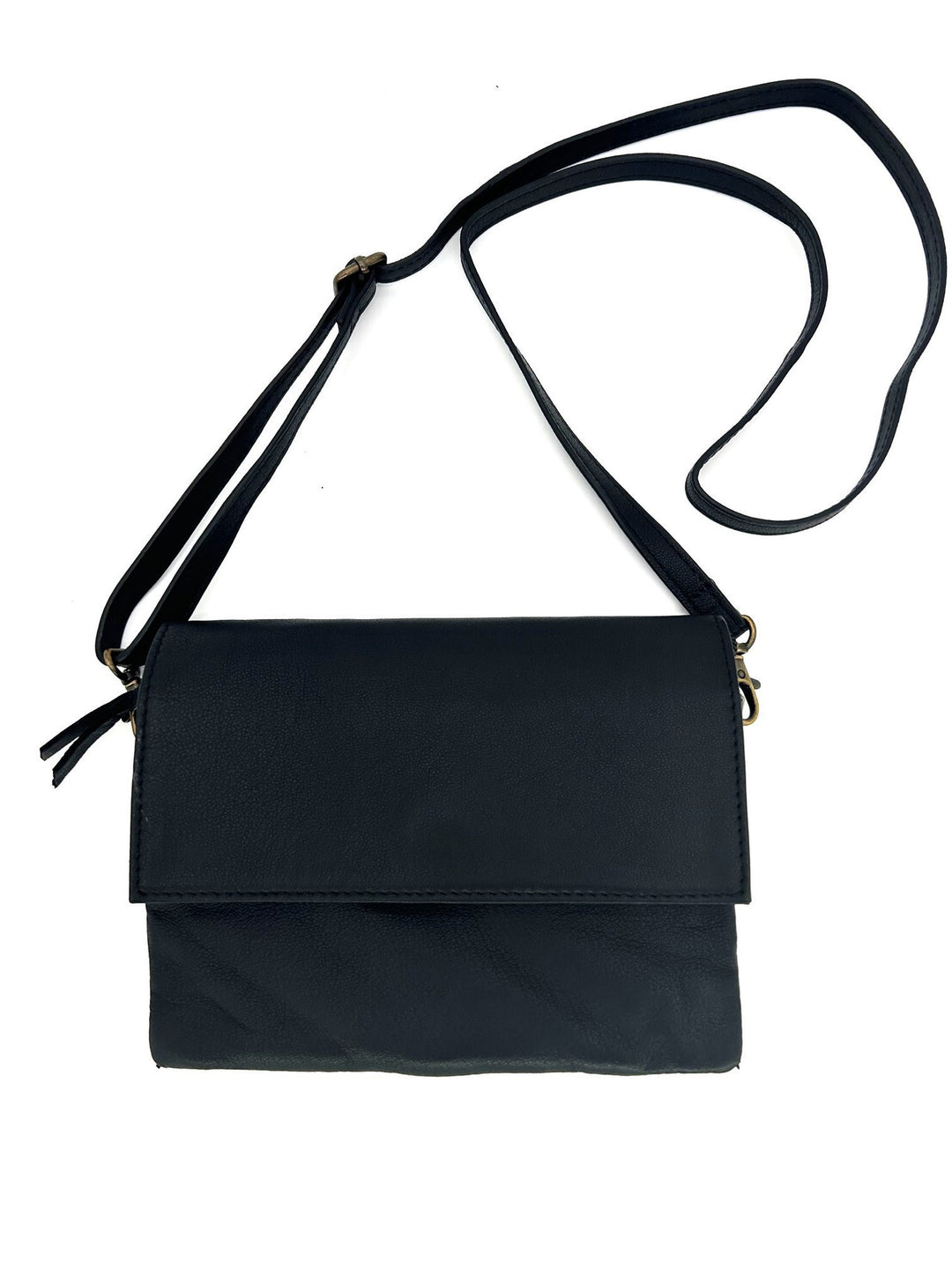 Beau Lux Leather Shoulder Bag
