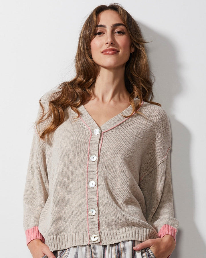 ld + co Chunky Linen Cardi