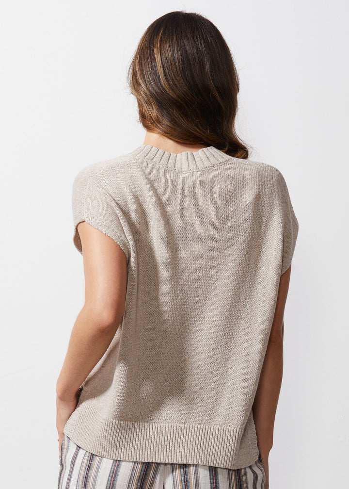 ld + co Chunky Linen Vest