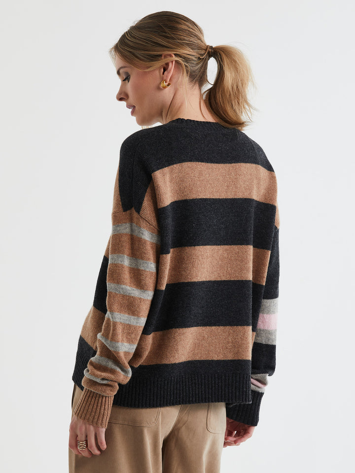 ld + co Lambswool Stripe Crew