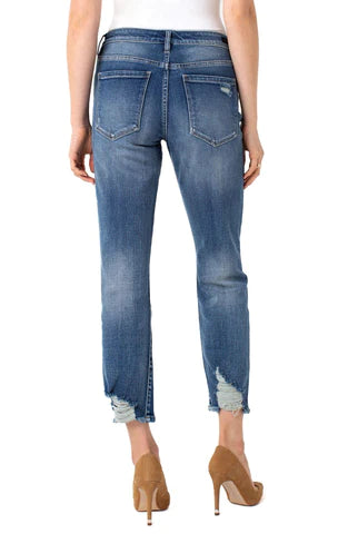 Liverpool Crop Straight Jean