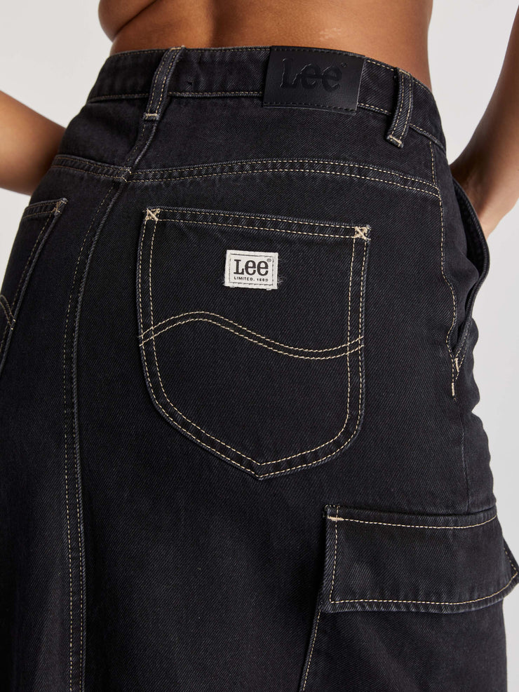 Lee Cargo Midi Throwback Skirt
