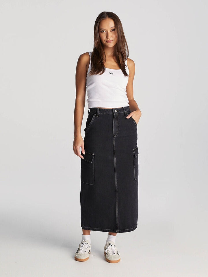 Lee Cargo Midi Throwback Skirt