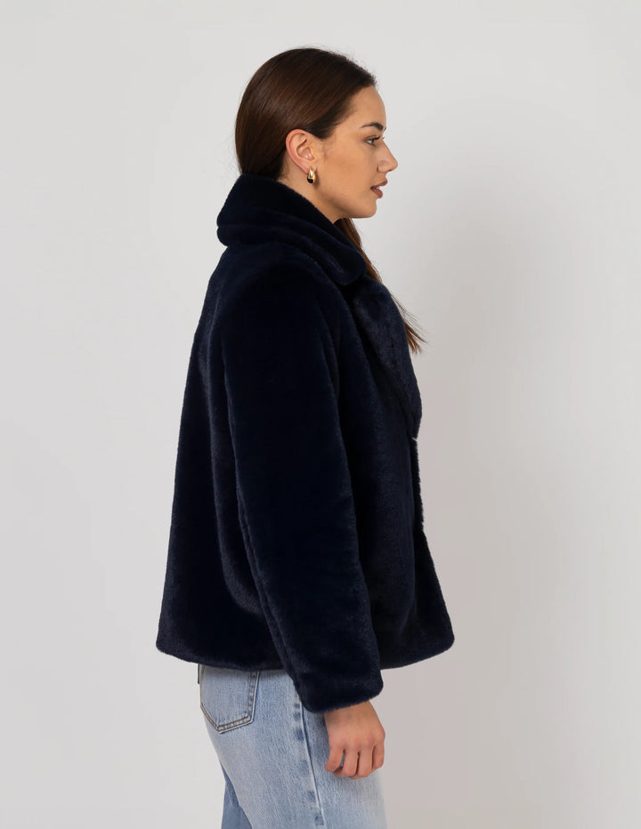 Stella + Gemma Britta Fur Jacket
