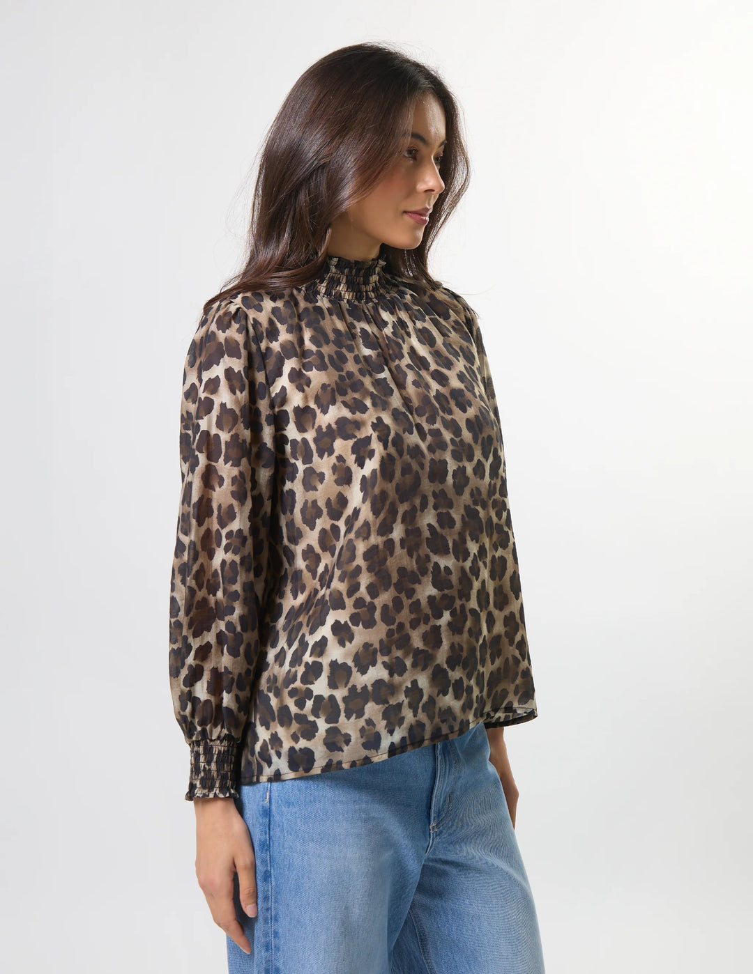 Stella + Gemma Sylvie Blouse Leopardess