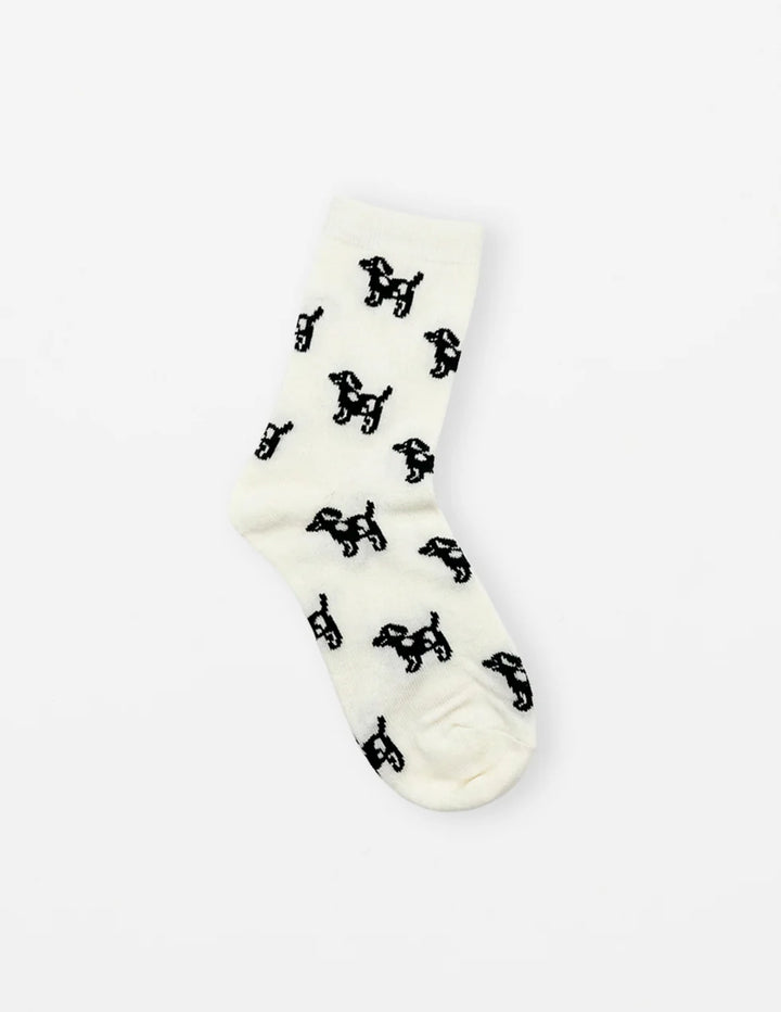 Stella &amp; Gemma Socks Black Dog