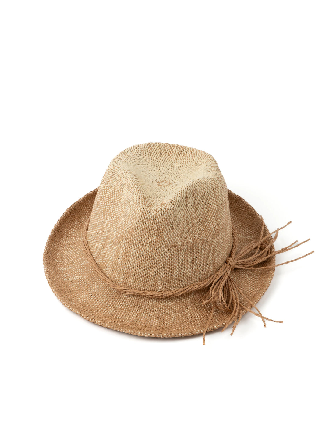 Stella & Gemma Fedora Hat with Raffia Bow