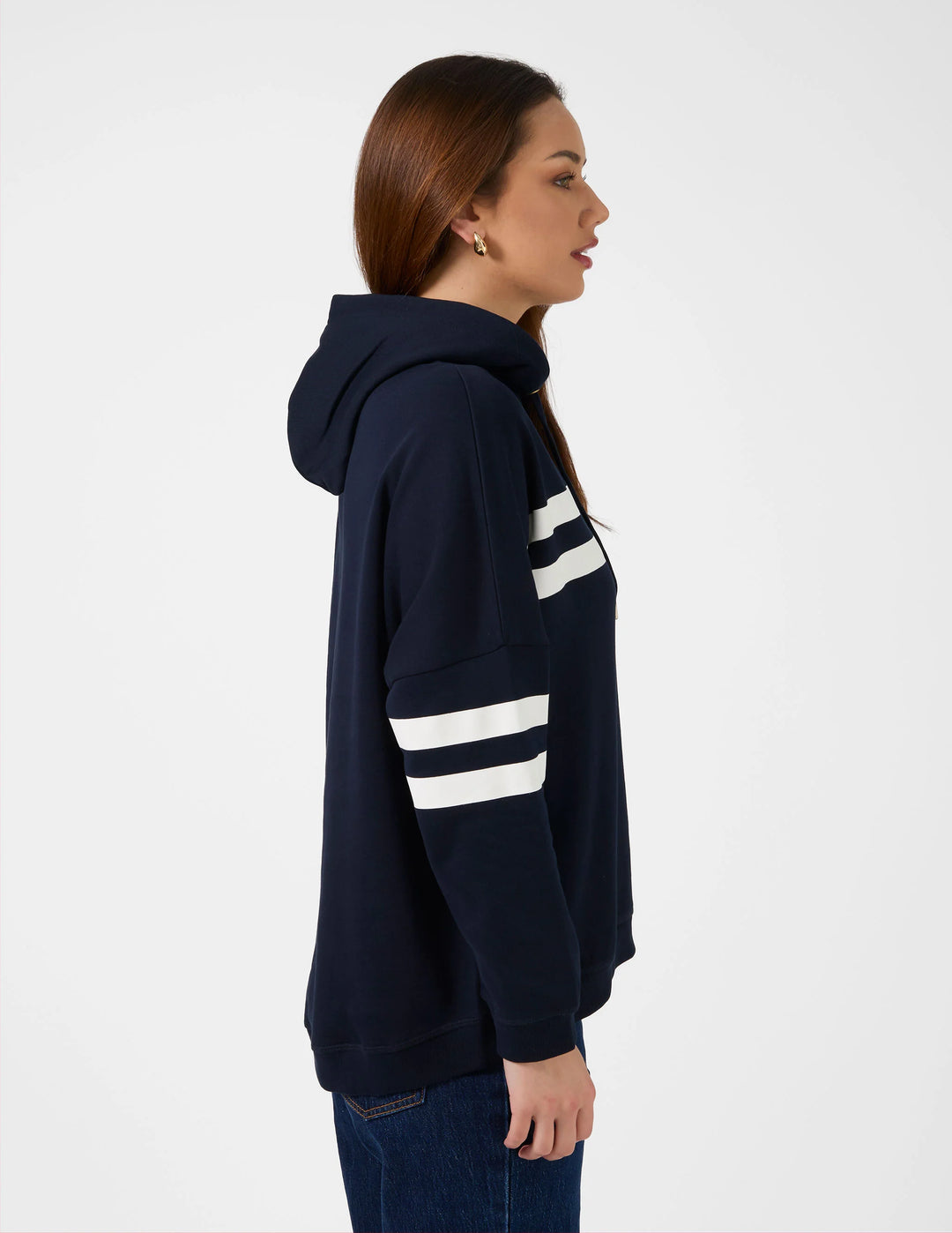 Stella &amp; Gemma Newport Hoodie Navy Banner Logo
