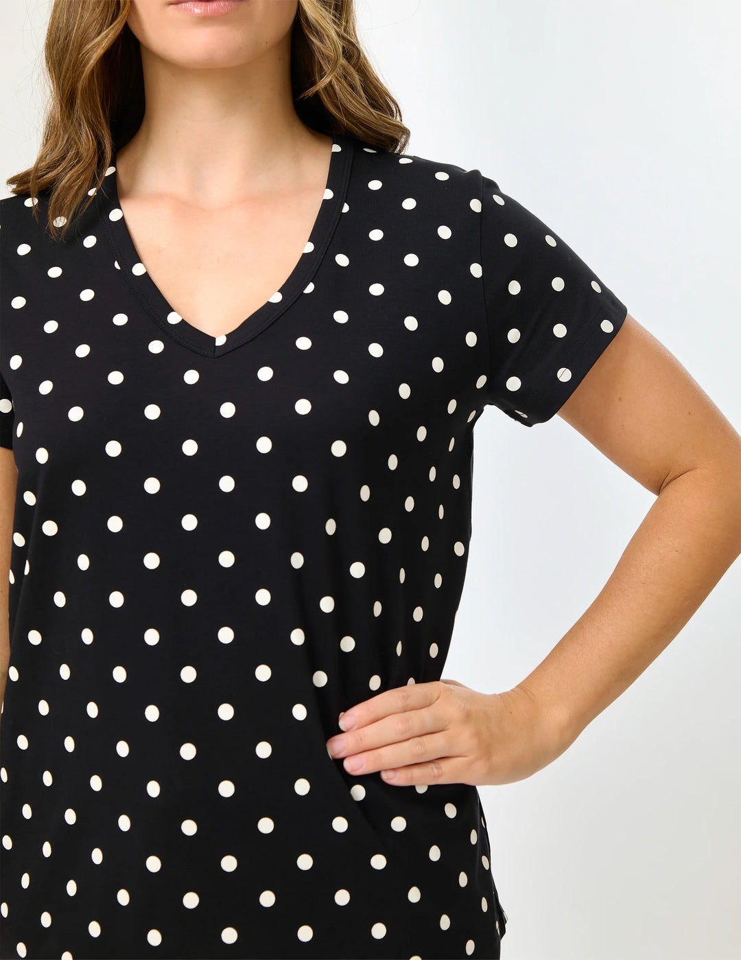 Stella + Gemma Classic V Neck tee
