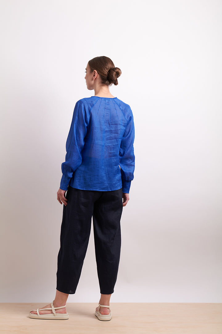 Neris Pin Tuck Blouse