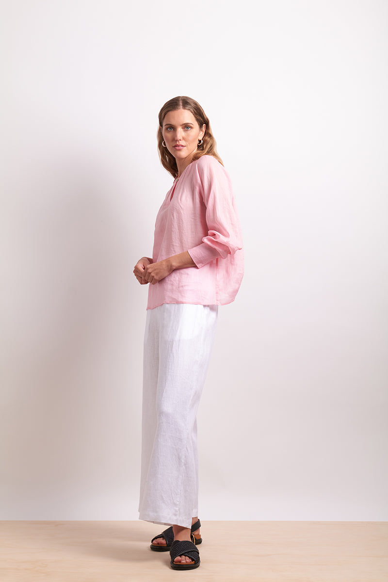 Neris Pin Tuck Blouse