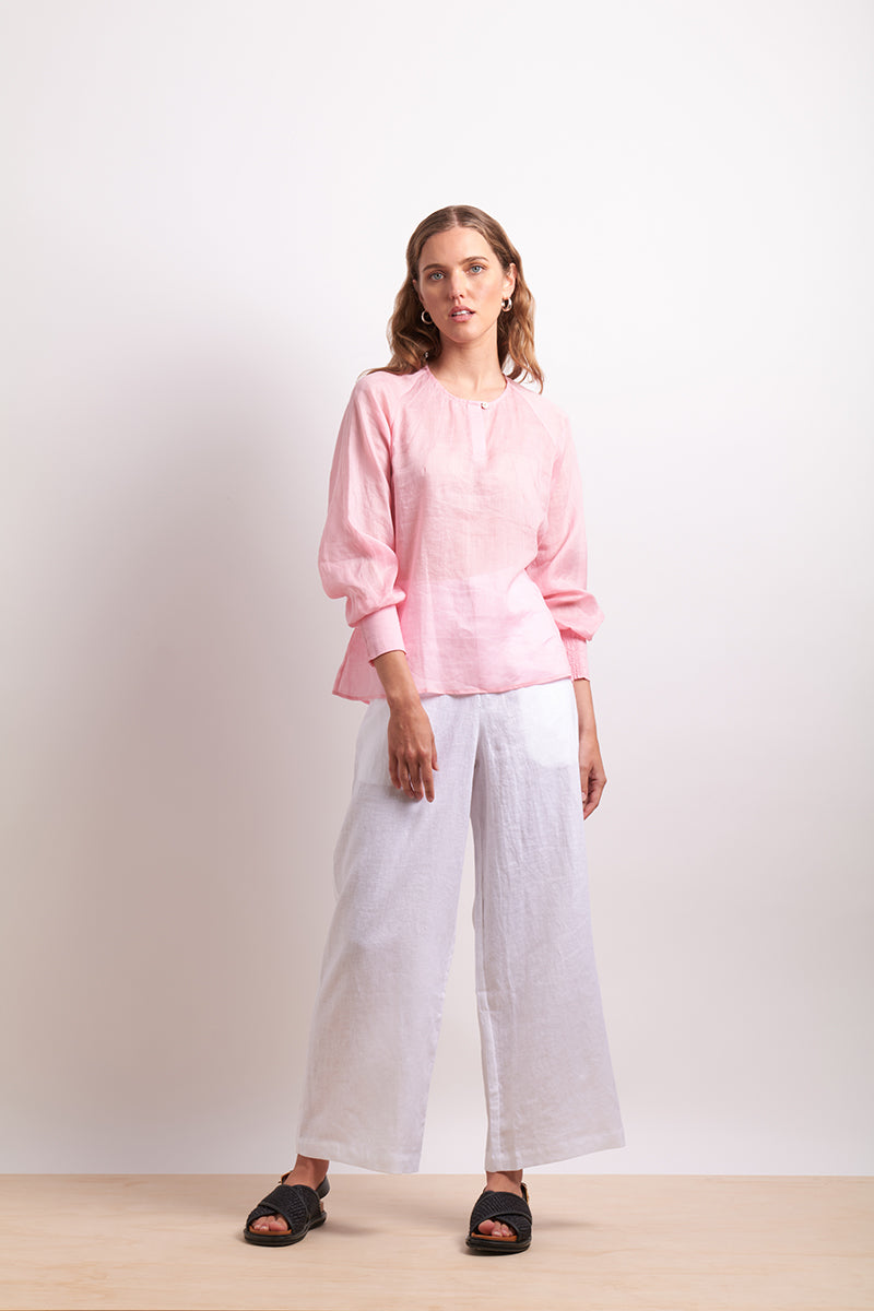 Neris Pin Tuck Blouse