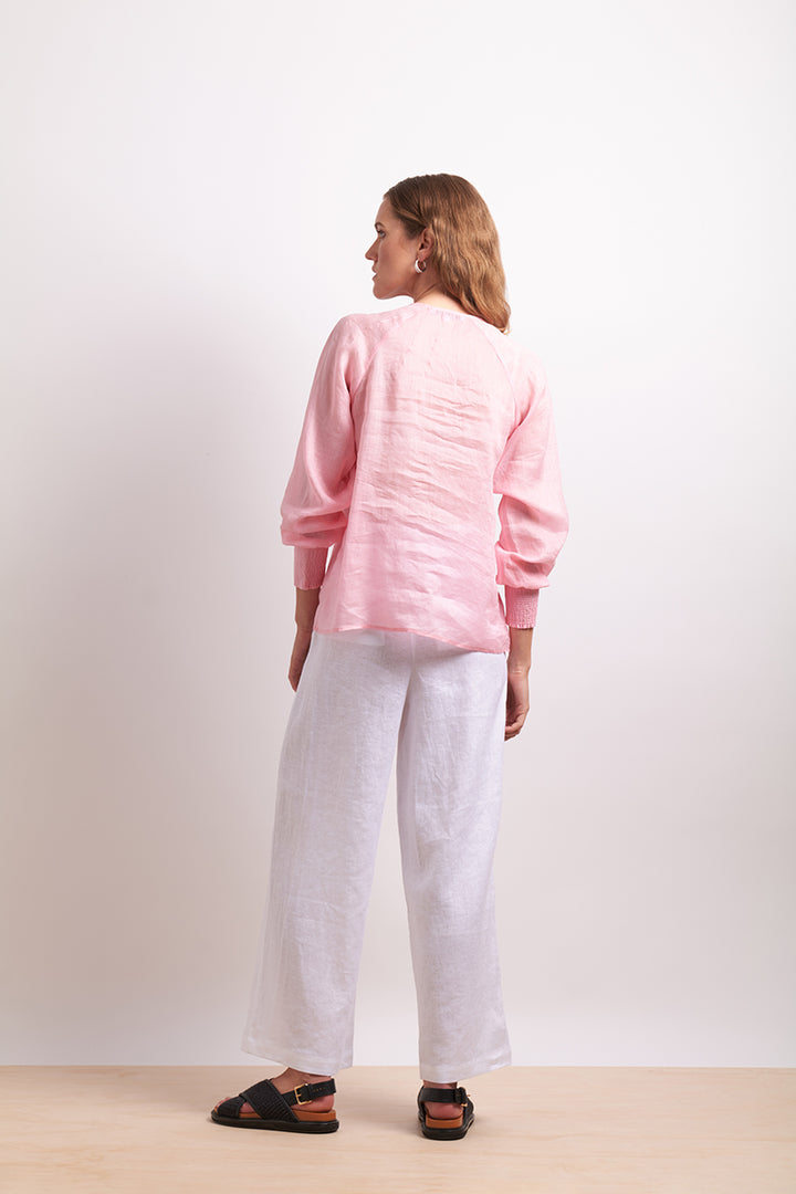 Neris Pin Tuck Blouse