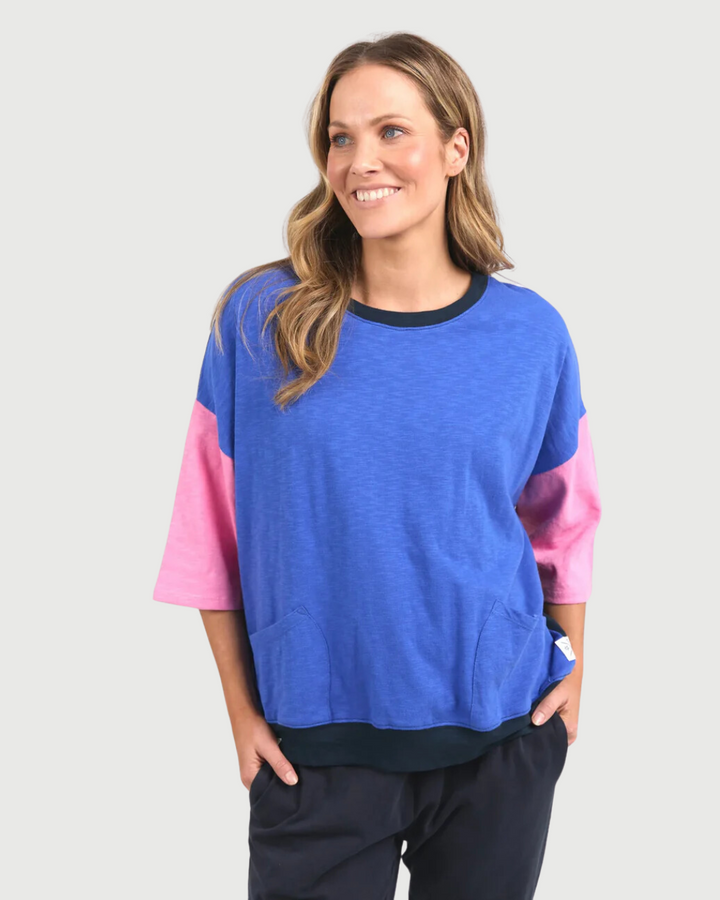 Elm Maize Colour Block Sweat