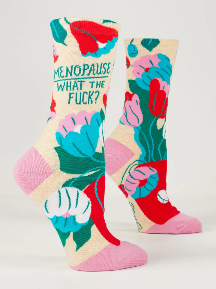 Blue Q Menopause What The Fuck Socks