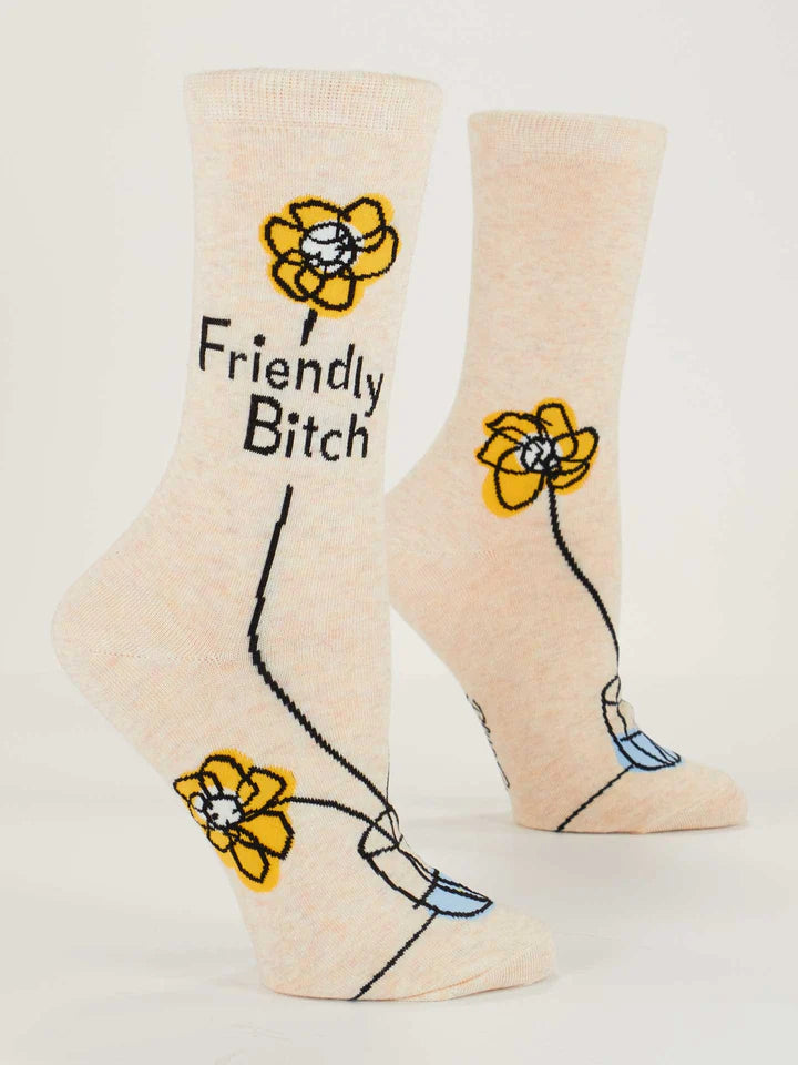 Blue Q Friendly Bitch Socks
