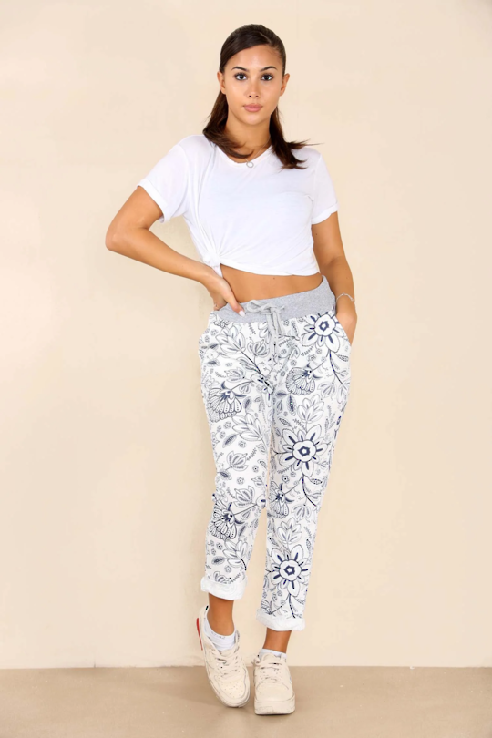 Beau Denver Flower Patch Trousers