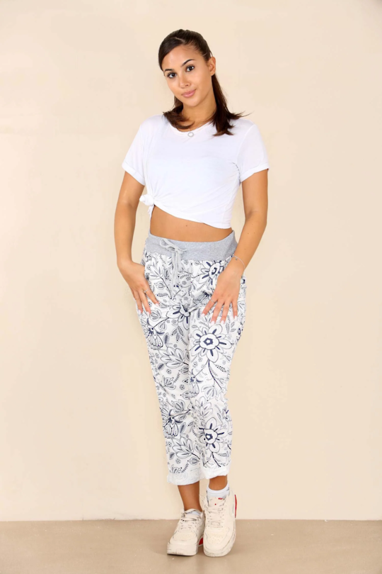 Beau Denver Flower Patch Trousers