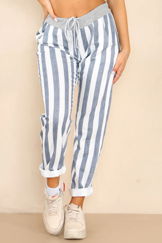 Beau Denver Wide Stripe Trousers