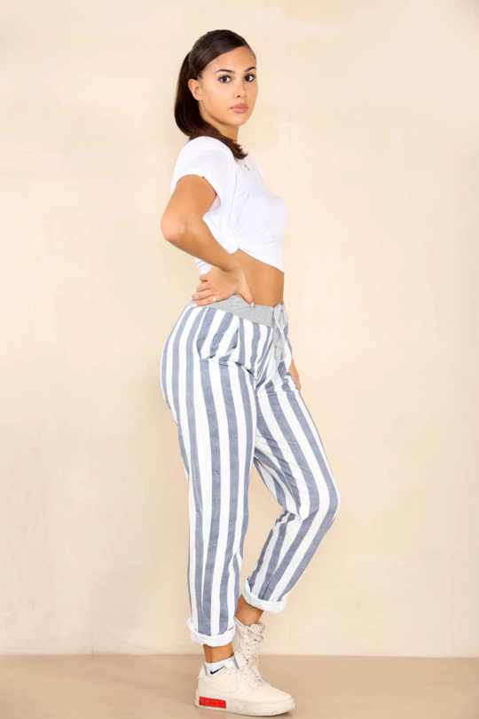 Beau Denver Wide Stripe Trousers