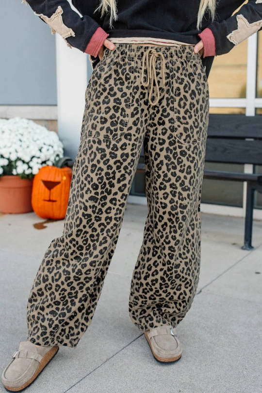 Beau Jungle Queen Drawstring Denim Pants